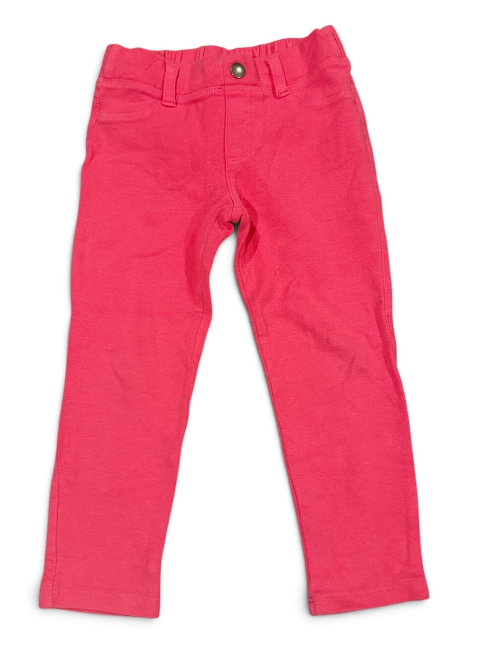 okie dokie 4T Toddler Pants Pink Elastic Waistband Snap Button